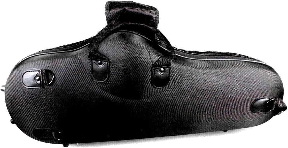 Vetimobato Alto Saxophone Case Sax Gig Bag Sax Case with Accessories Pocket Handle and Strap (Black)