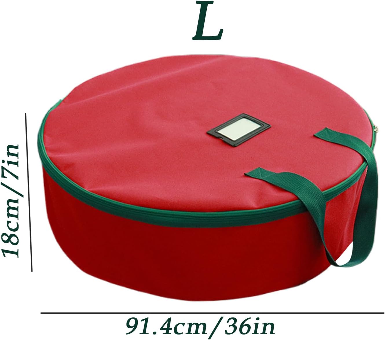 Wreath Storage Bag,Sturdy Carry Handle Zipper Organizers - 600D Oxford Garland Storage Bag - for Christmas Clothes Ornament Packing Holiday Supplies Toy Organization