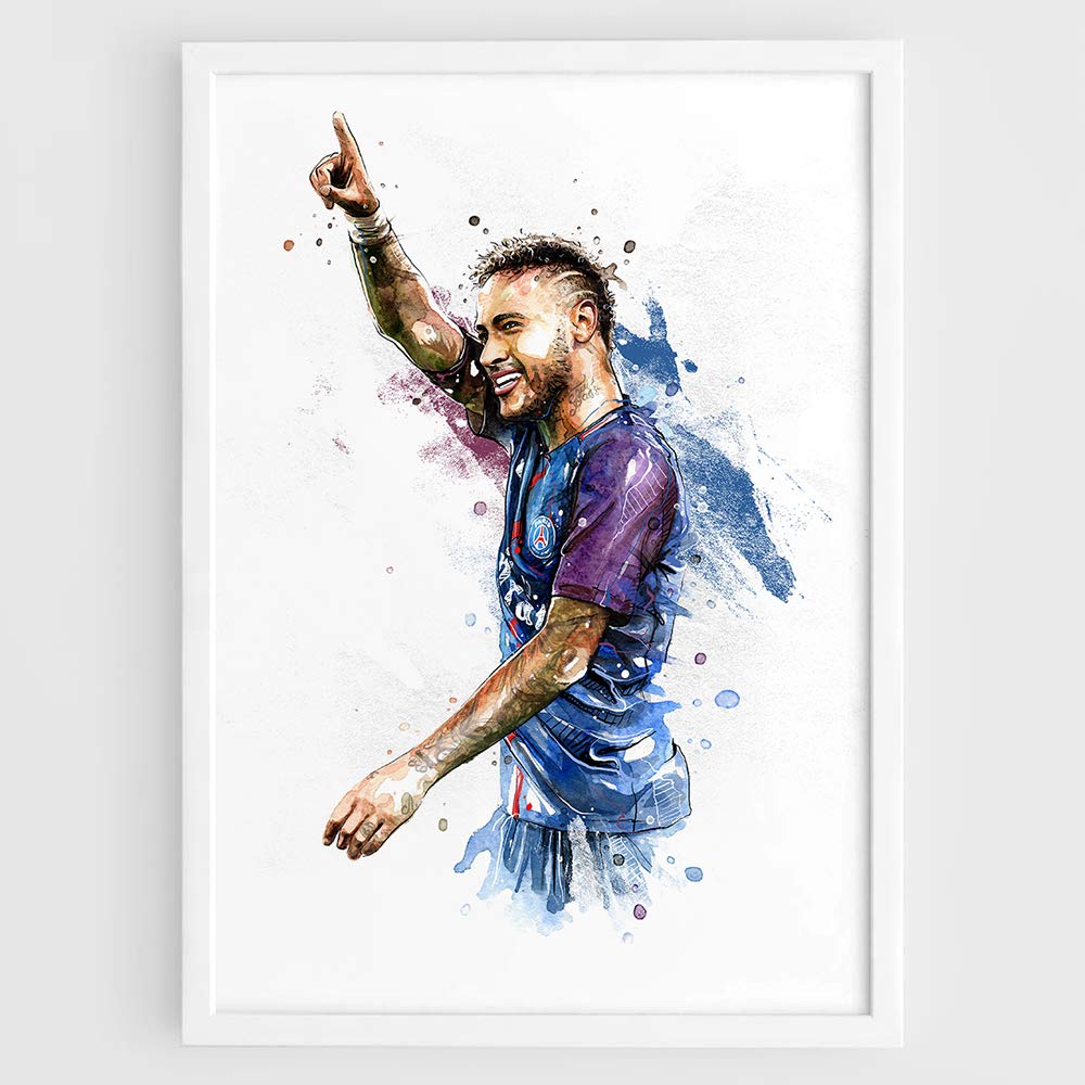 Poster, affiche Neymar top player | Cadeaux et merch