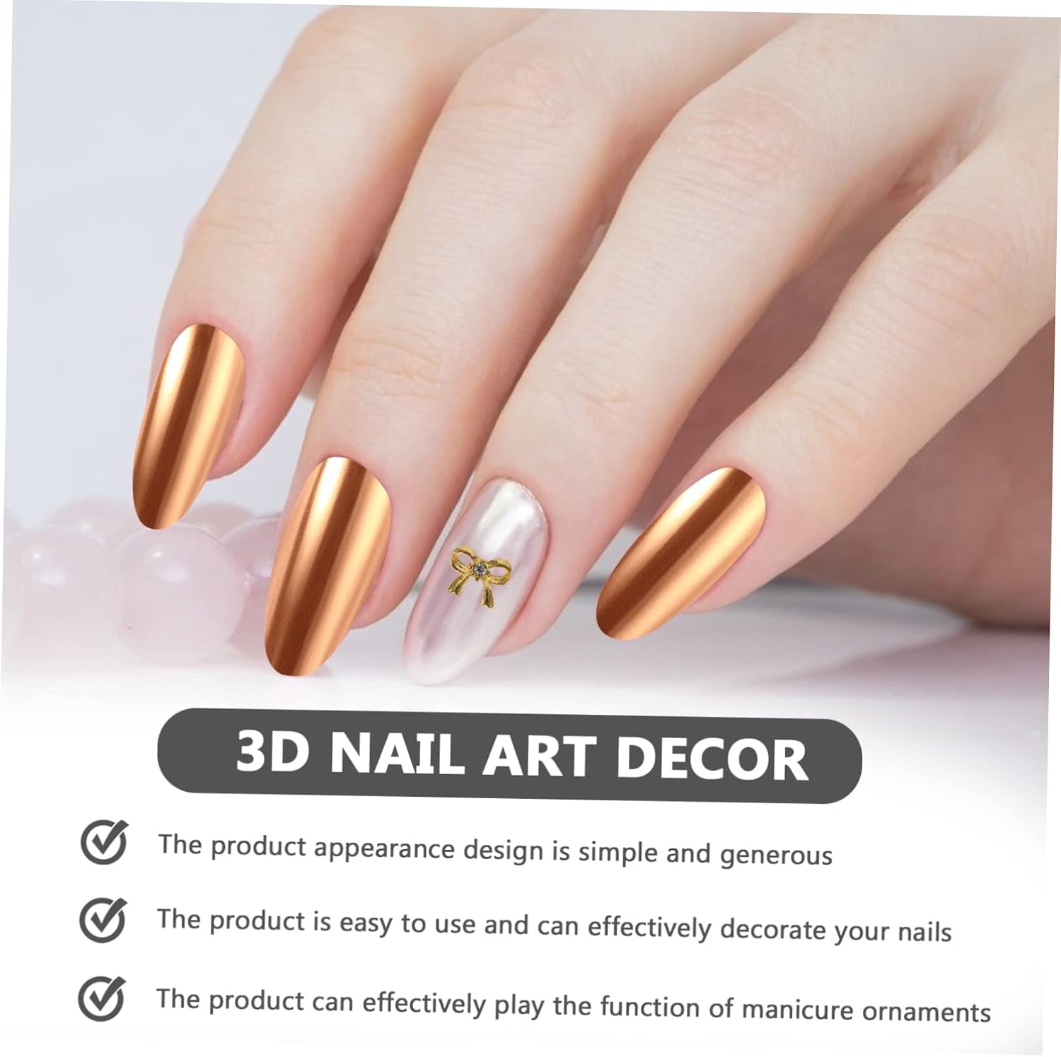LIFKOME 18Pcs Nail Art Decorations Handmade Manicure Jewelry Studs for DIY Decor Random Styles for Parties Crafts and Personal Embellishments