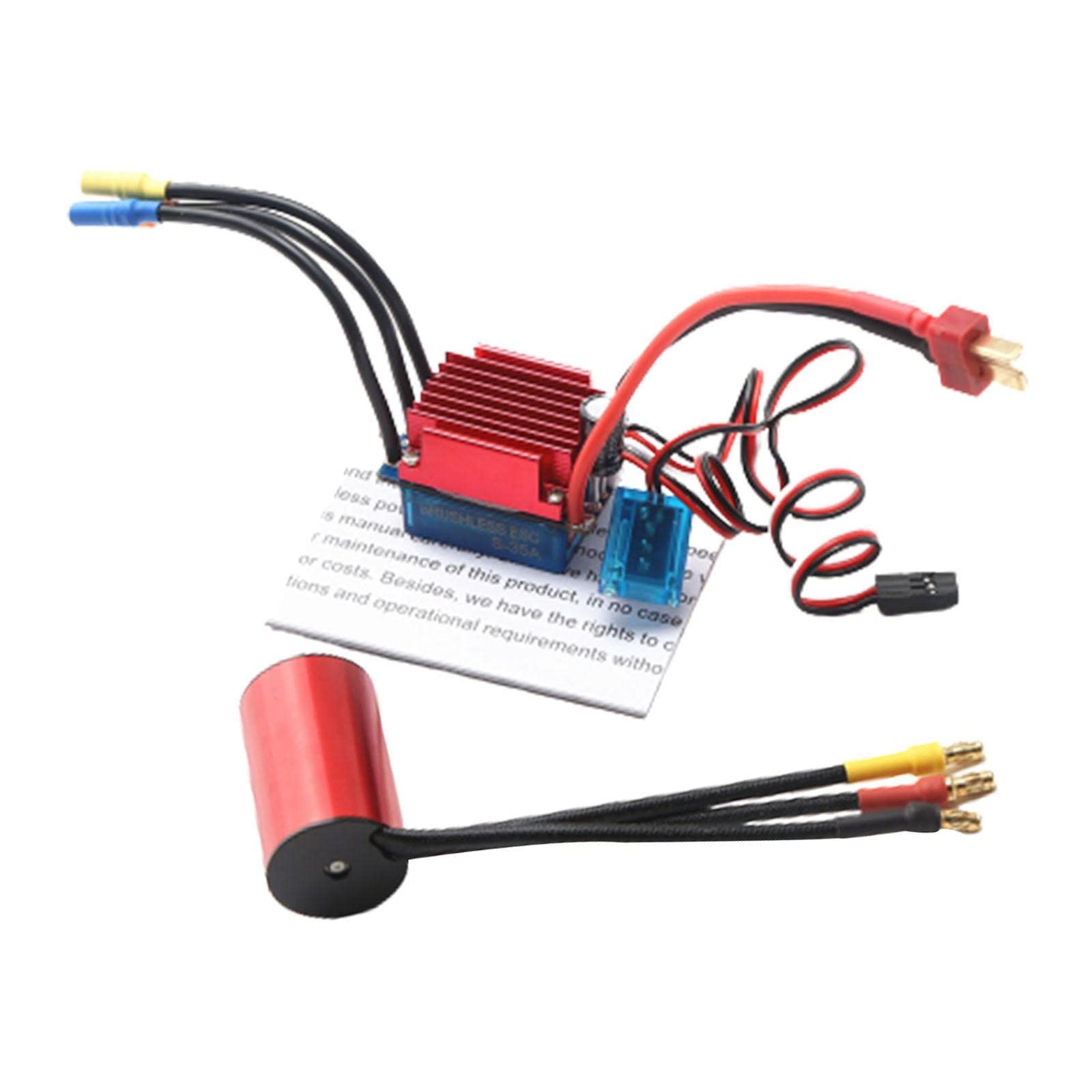 2440 silnik bezszczotkowy 35A ESC Combo akcesoria do samochodu 1/12 1/14 RC zastępuje 4000KV