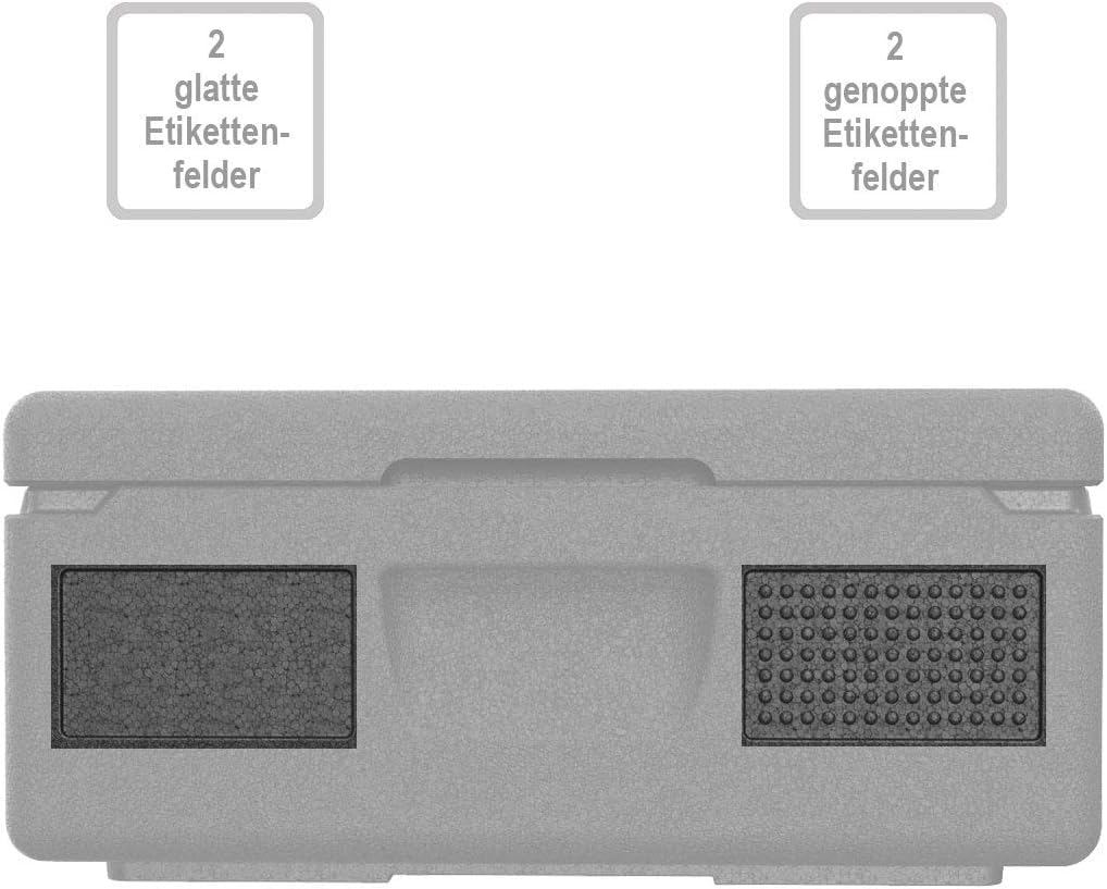 Thermobox Expert GN 1/1 21-46L – Stabiler Boden-Deckel-Konstruktion, glatter Innenfläche, Styroporbox-Alternative, spülmaschinenfest, temperaturbeständig