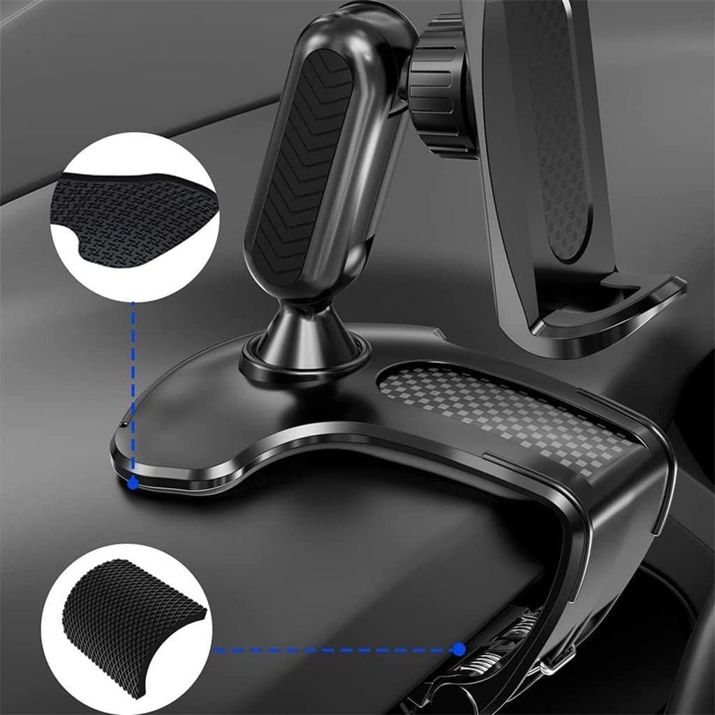 dashboard car mobile phone holder 360 degree rotating bracket car mount mobile holder for car accessories phone clip