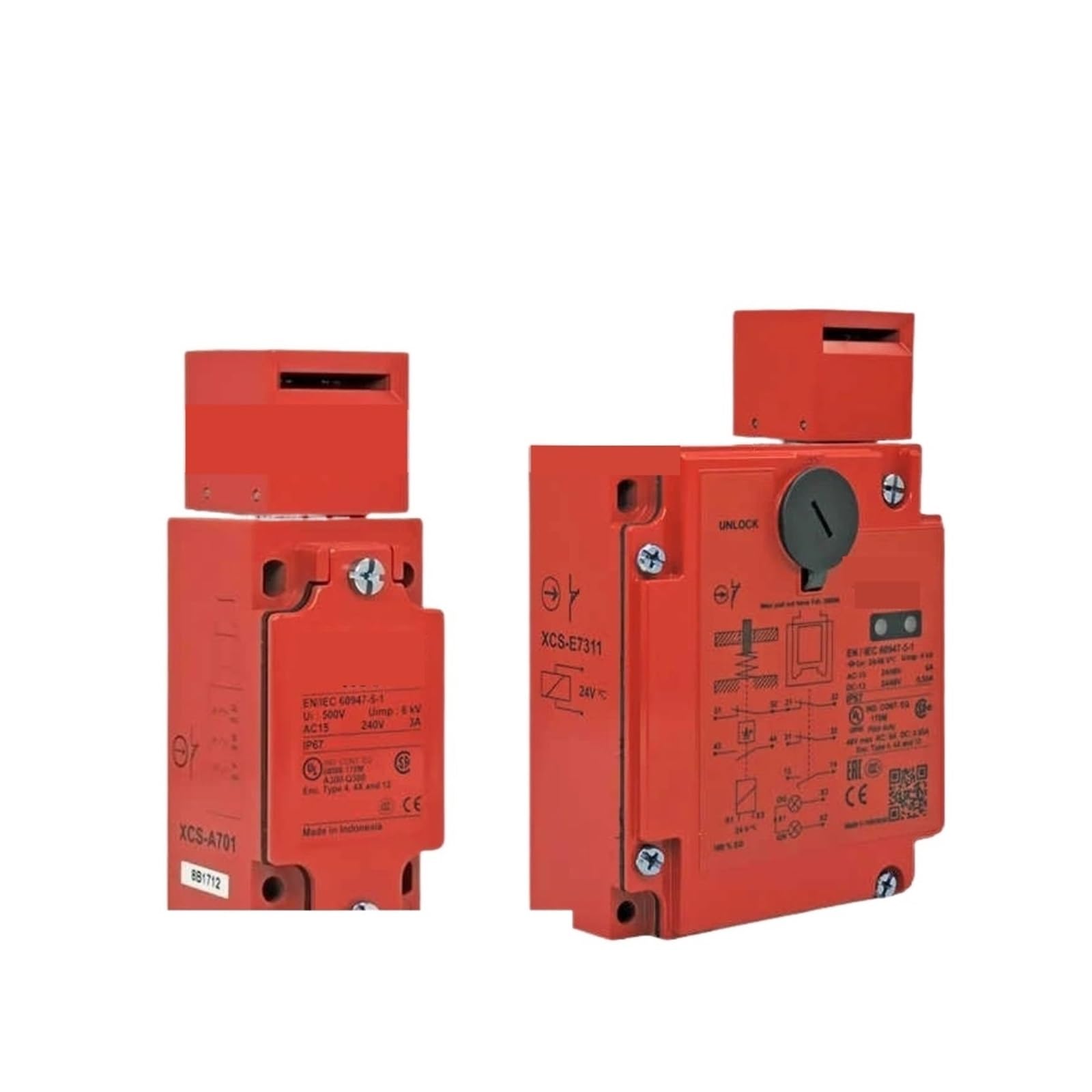 Commutateur de sécurité XCSE7312 XCSE5312 interrupteur industriel XCSA702