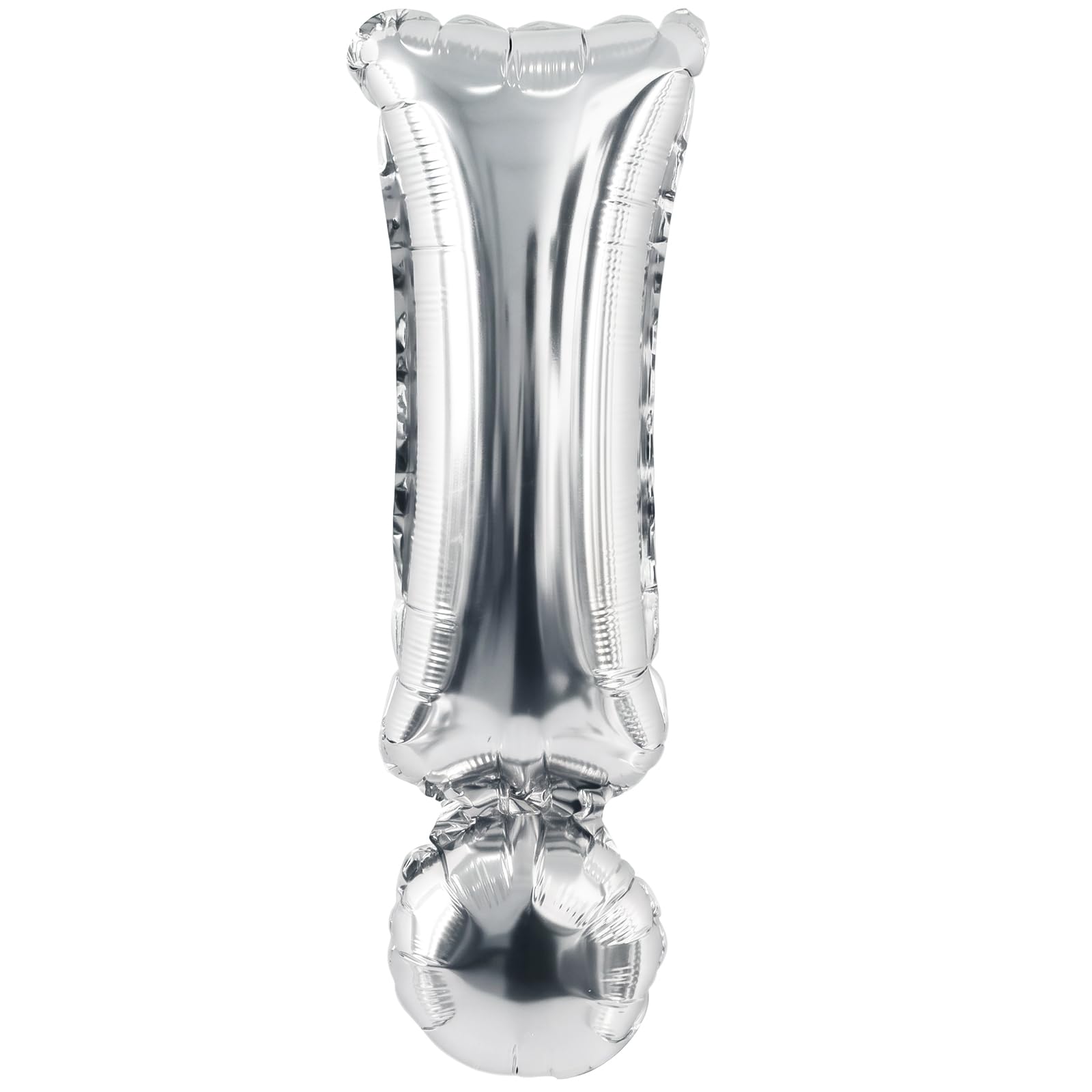 TONIFUL 16 Inch Silver Exclamation Shaped Balloon for Party Decor — image 1