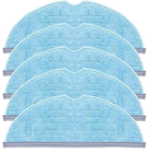 Nordun Pack of 5 Mop Cleaning Parts for Roborock T7 T7Plus S7 S7Plus T7SPlus Vacuum Cleaner Accessories, Microfibre Wipes Cover