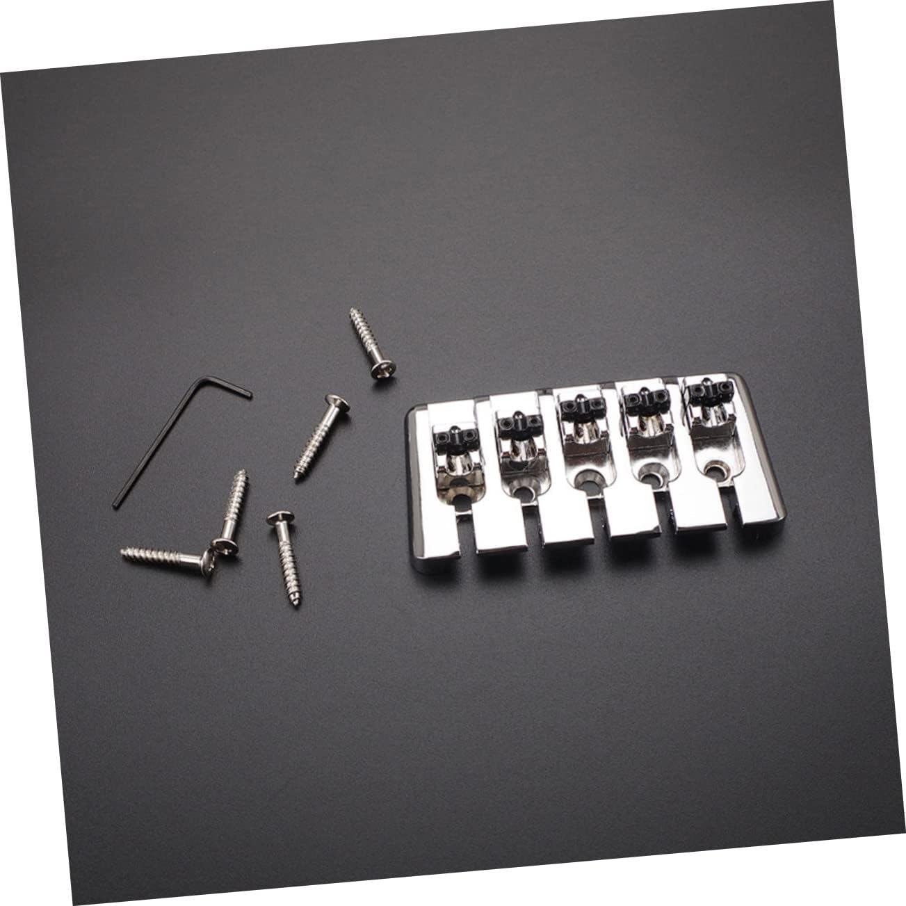 1 PC String Bass Tailpiece Saddle Bridge Accessory Durable Replacement for Electric Guitar Easy Installation Fine Workmanship Practical Decor Tool