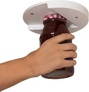 The Grip Jar Opener | Original Under Cabinet Jar Lid & Bottle Opener, Effortless for Weak Hands & Seniors with Arthritis - Made In USA