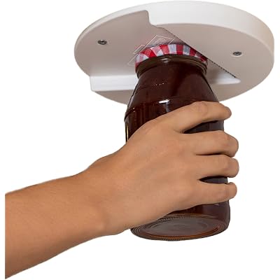 The Grip Jar Opener | Original Under Cabinet Jar Lid & Bottle Opener, Effortless for Weak Hands & Seniors with Arthritis - Made In USA