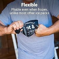 Vista 6 de iReliev Paquete de gel de terapia de calor y frío, reutilizable, congelable y para microondas, dolor y dolor muscular, brazo, pierna, rodilla