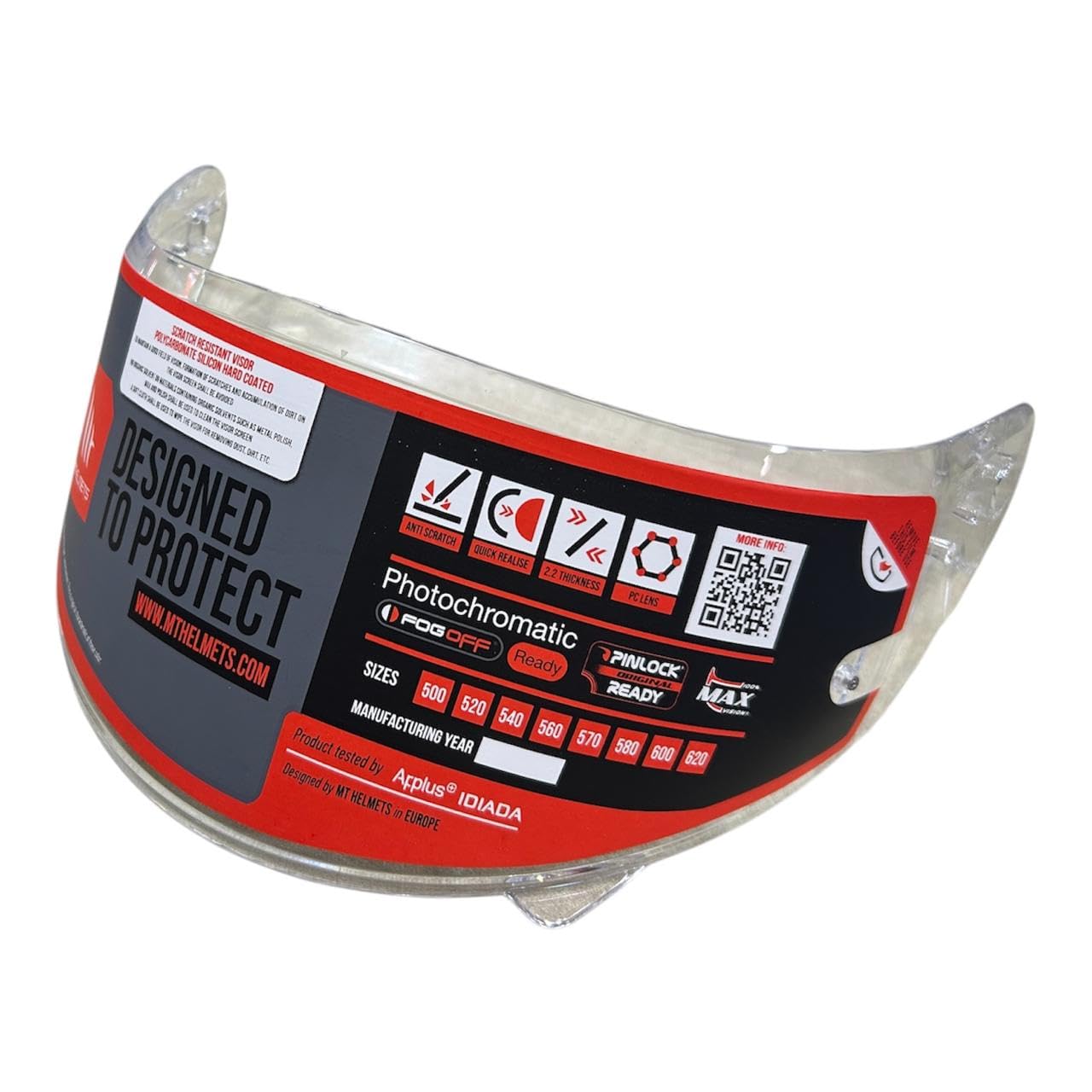 Visor and Accessories for MT Thunder 3 Series Helmets, Original Replacement-image-8