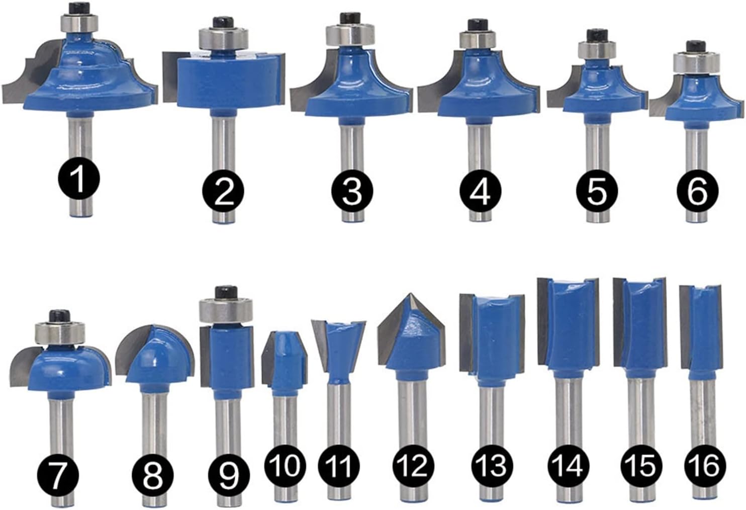 Hardware Milling Cutter 1 Piece Of 6 Mm Shank Wood Milling Cutter, Straight End Milling Cutter, Trimming Tool, Flush Trimming Corner, Round Concave Box Drill Bit Tool Milling Cutter