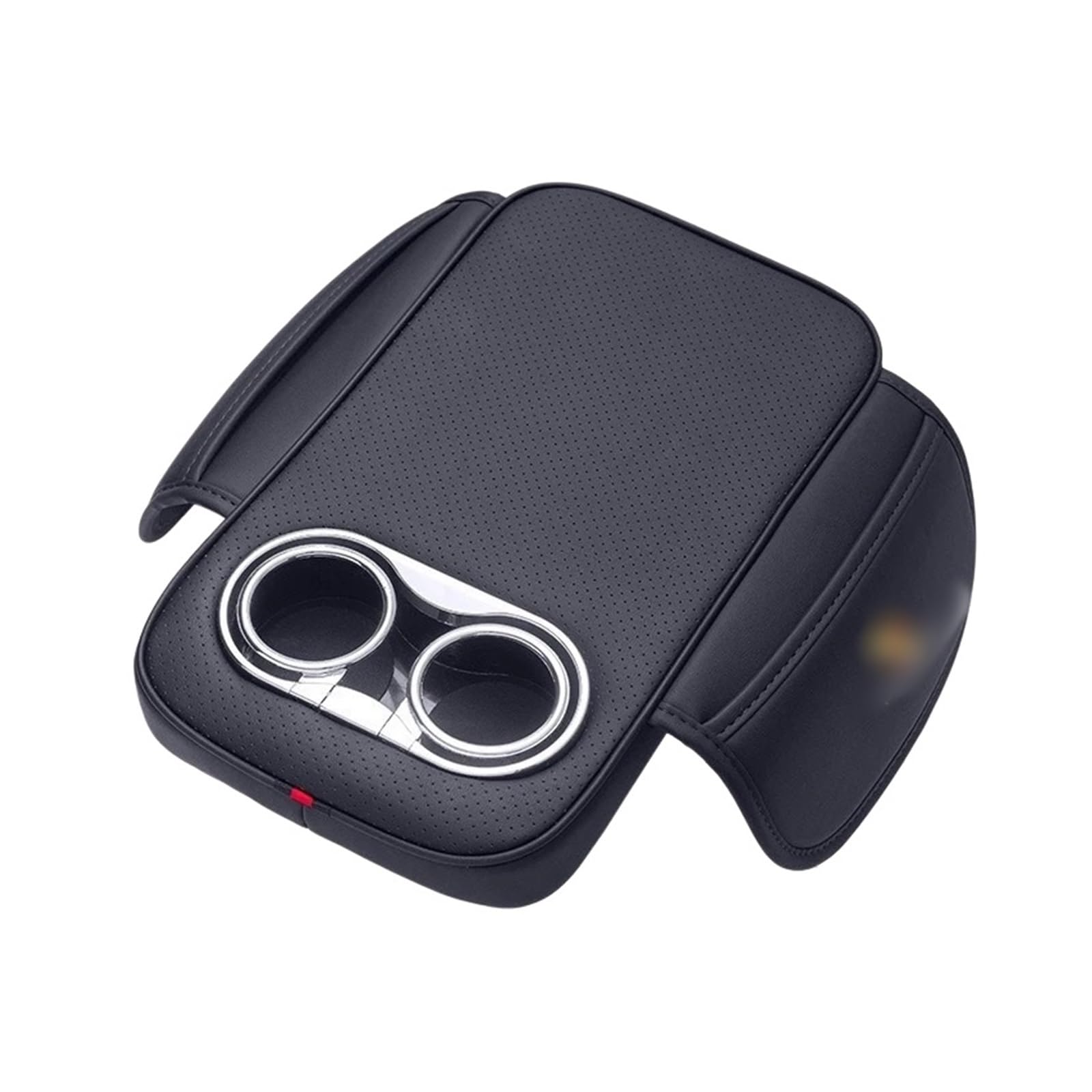 Caja de reposabrazos para coche Funda De Cojín Para Reposabrazos Coche, Pegatina Para Porsche Para Cayenne Para GTS Para Panamera Para Carrera GT3(1pc-black)