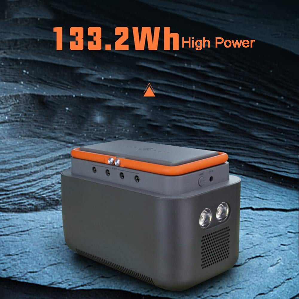 36000mAH generatore Portatile Batteria al Litio Ricaricabile Pacchetto Generatore, 12V, Uscita USB off-Grid Alimentatore per CPAP Campeggio di Emergenza Backup