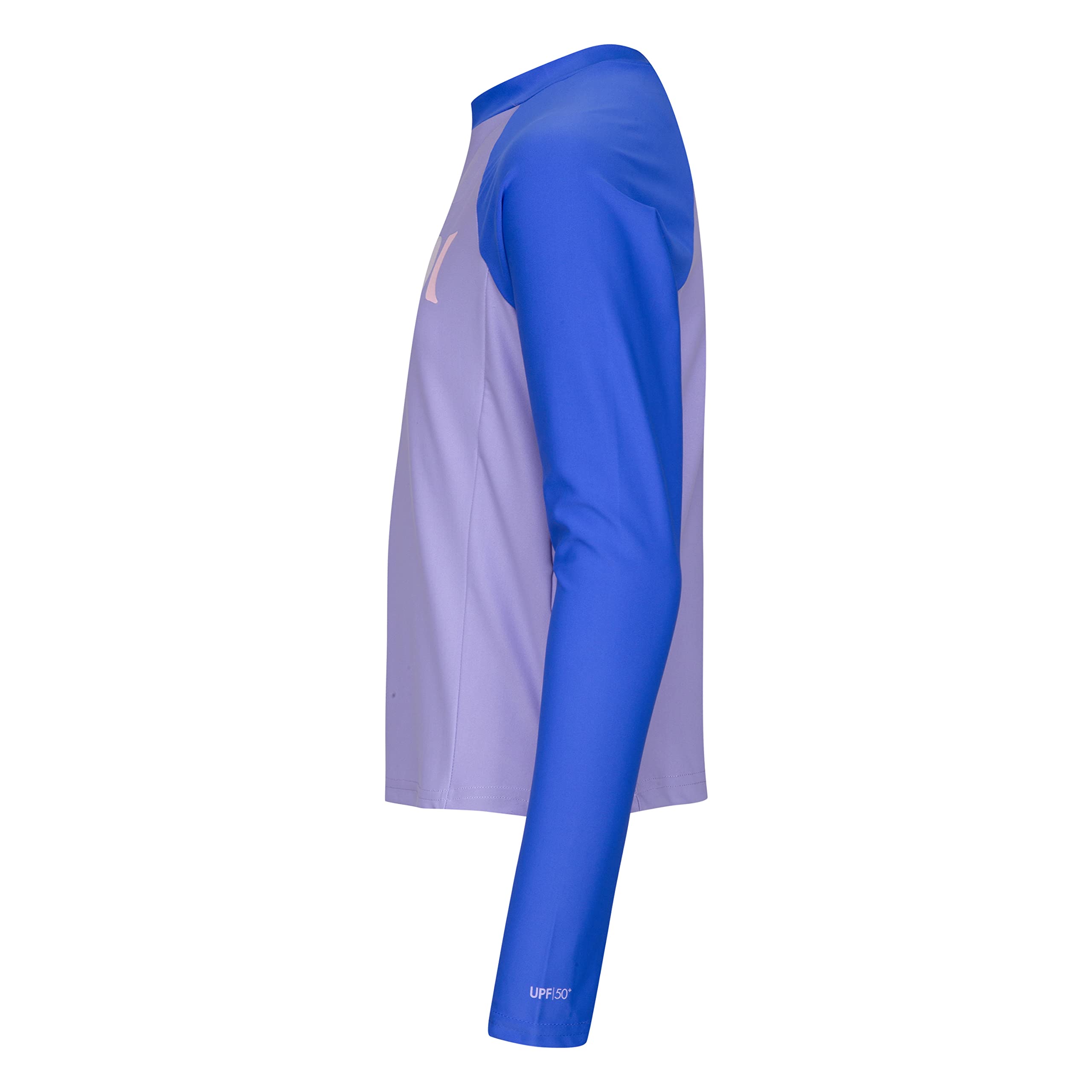 Hurley Dziewczęca koszulka z długim rękawem Rash, Purple Pulse, 5, Fioletowy impuls, 5
