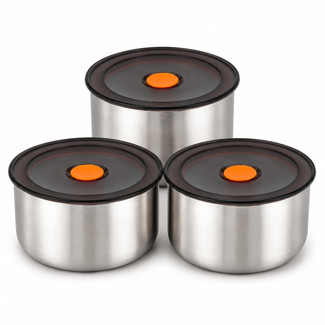 Stainless Steel Containers with Strainer - 4 Pack -9