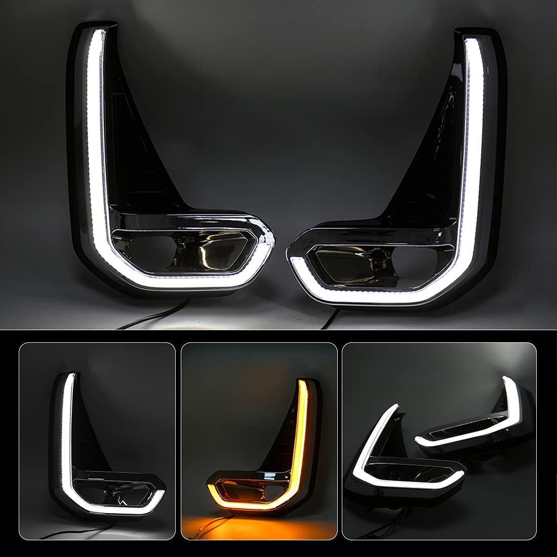 VGETTING LED Daytime Running Lights For Toyota Hilux Revo Rocco 2020