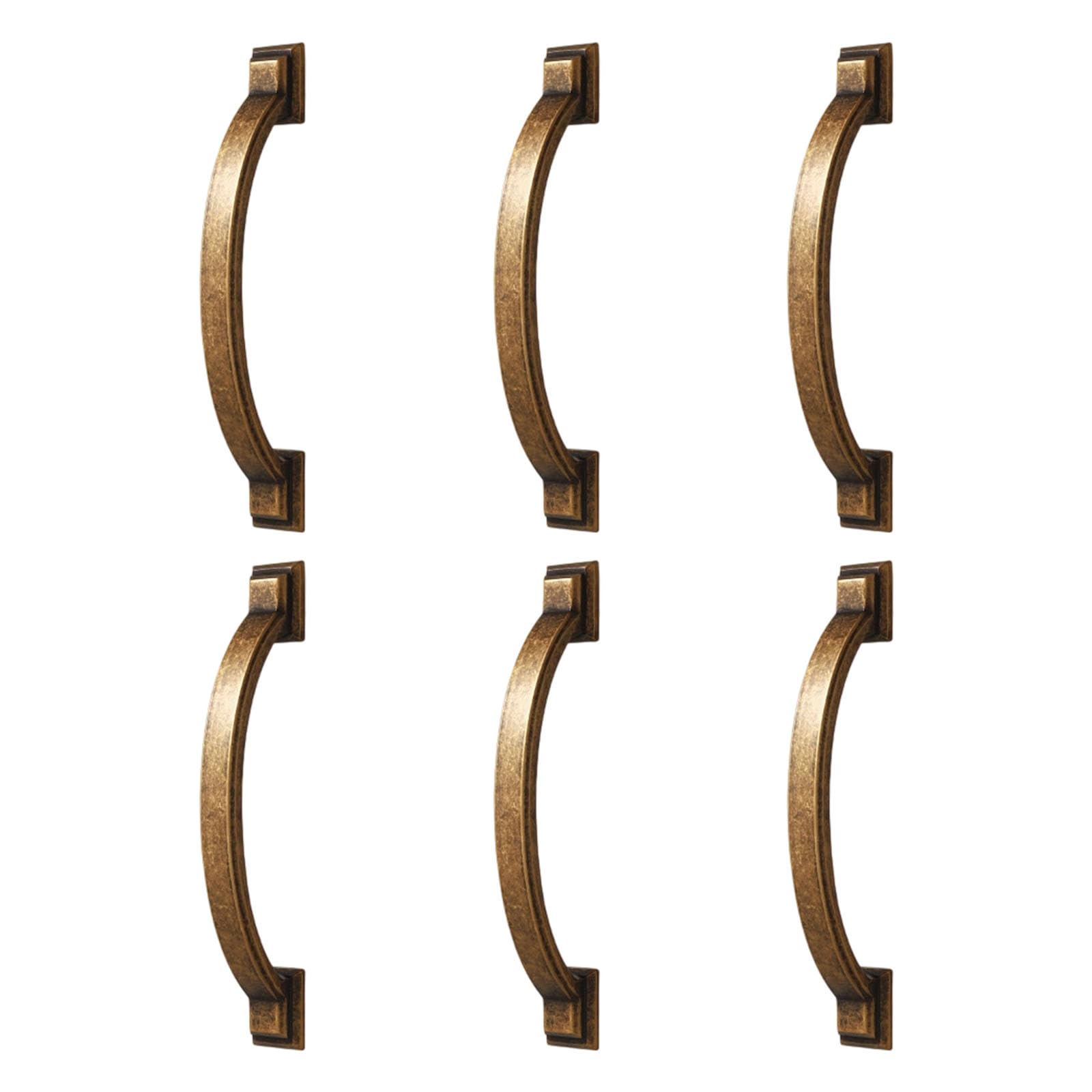 6pcs Wardrobe Handles Stylish Upgrades Rustproof Pulls Installation Uprgades for Bedroom Cabinets Dresser Drawers Easy Installs Wardrobe Handles