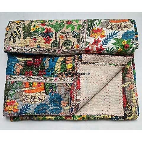 Colcha Tradicional de Frida Kahlo Reversible Cover