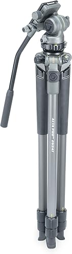 Miniatura 2 de Alta Pro 2V 263AV trípode de vídeo de aluminio con alta PH-114V cabeza de vídeo