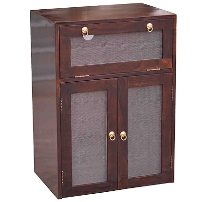 Raj Handicraft Solid Sheesham Wooden Inverter Battery Cabinet | Single Battery Box | Solid Wood Inverter Battery Cabinet | Wooden Inverter Battery Cabinet | Wooden Inverter Battery Cabinet amazon | Wooden Inverter Battery Cabinet Online | Walnut Finish | 6375053761