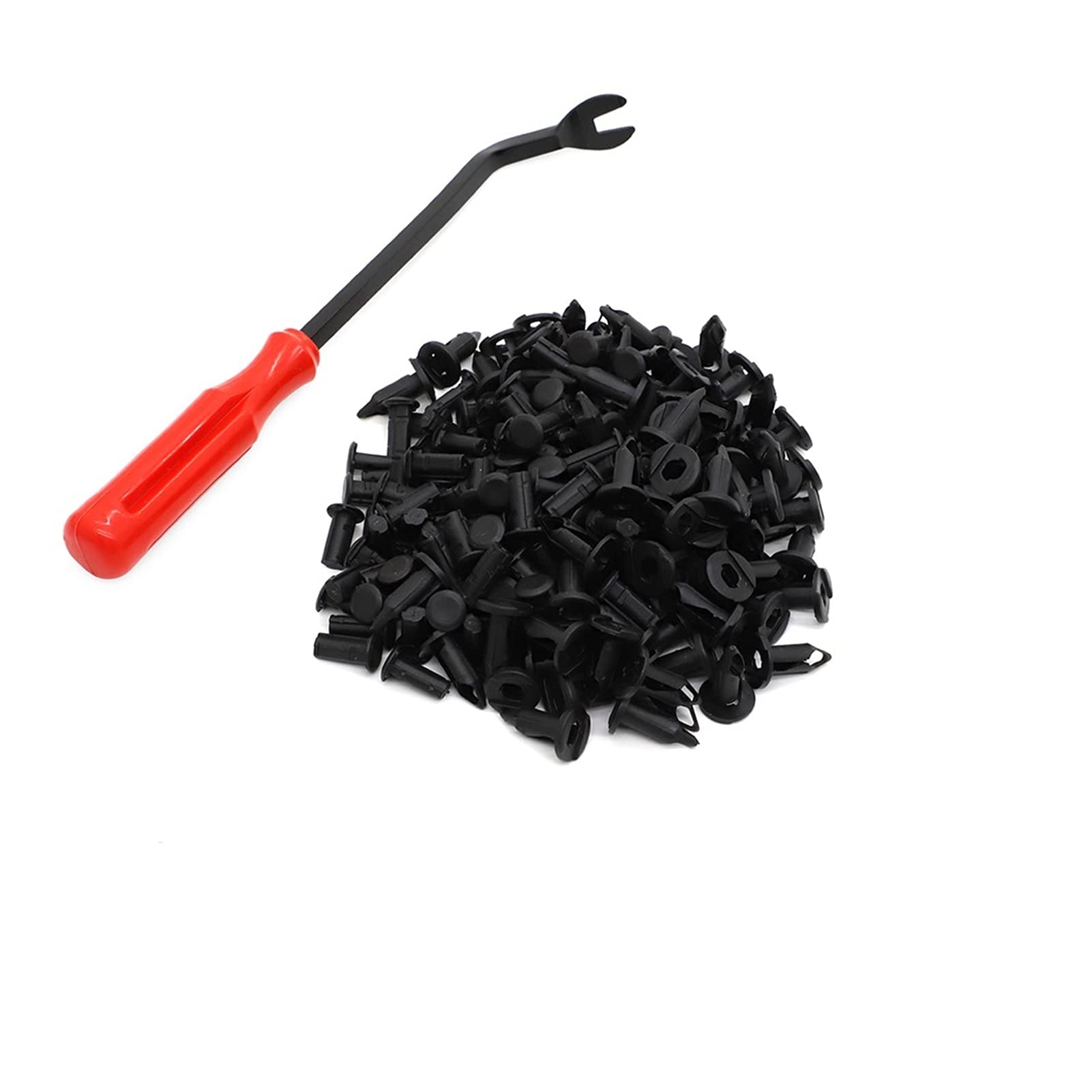 QINQIN LUQIQI 100 X UTV VTT Clips en Plastique Fender Clips Rivets corporels avec dissolvant d'attache Ajuster pour Polaris Predator Rangers RZR Smart Sportif Scrambler