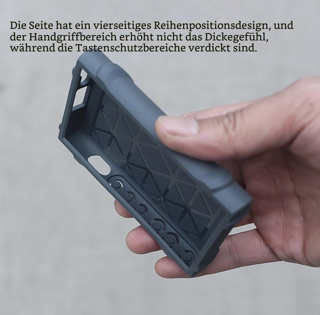 Generic Voikoli Schutzhülle für Sony Walkman NW-A300 Serie NW-A306 NW-A307, robust, stoßfest, Schwarz