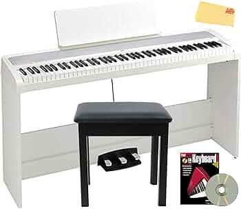 Amazon.com: Korg B2SP Digital Piano - White Bundle with
