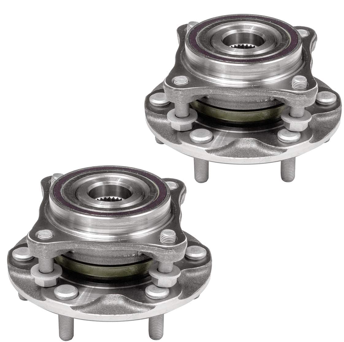Photo 1 of KEYOOG 2Pc 515040 (For 4WD Only,6 Lug) Front Wheel Hub and Bearing Assembly Fit For 2010-2016 Lexus GX460 /2003-2009 GX470 [2005-2015 Toyota Tacoma /2003-2016 4Runner /2007-2014 FJ Cruisers] 