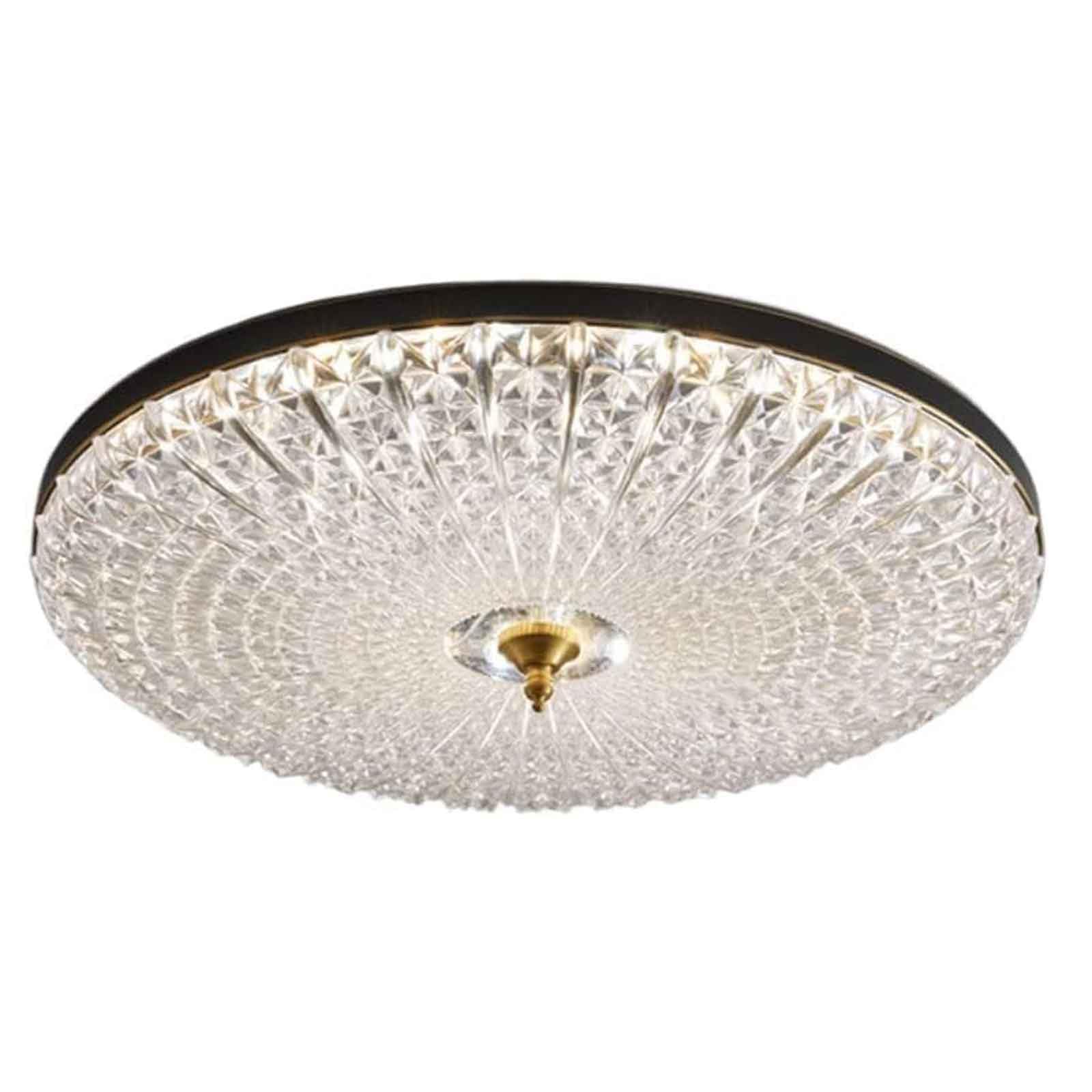 Lampa Sufitowa Dimbare led-inbouwplafondlamp Nordic laag profiel ronde plafondlamp met acryl kap Koperen inbouwverlichtingsarmaturen voor keuken slaapkamer woonkamer Biuro