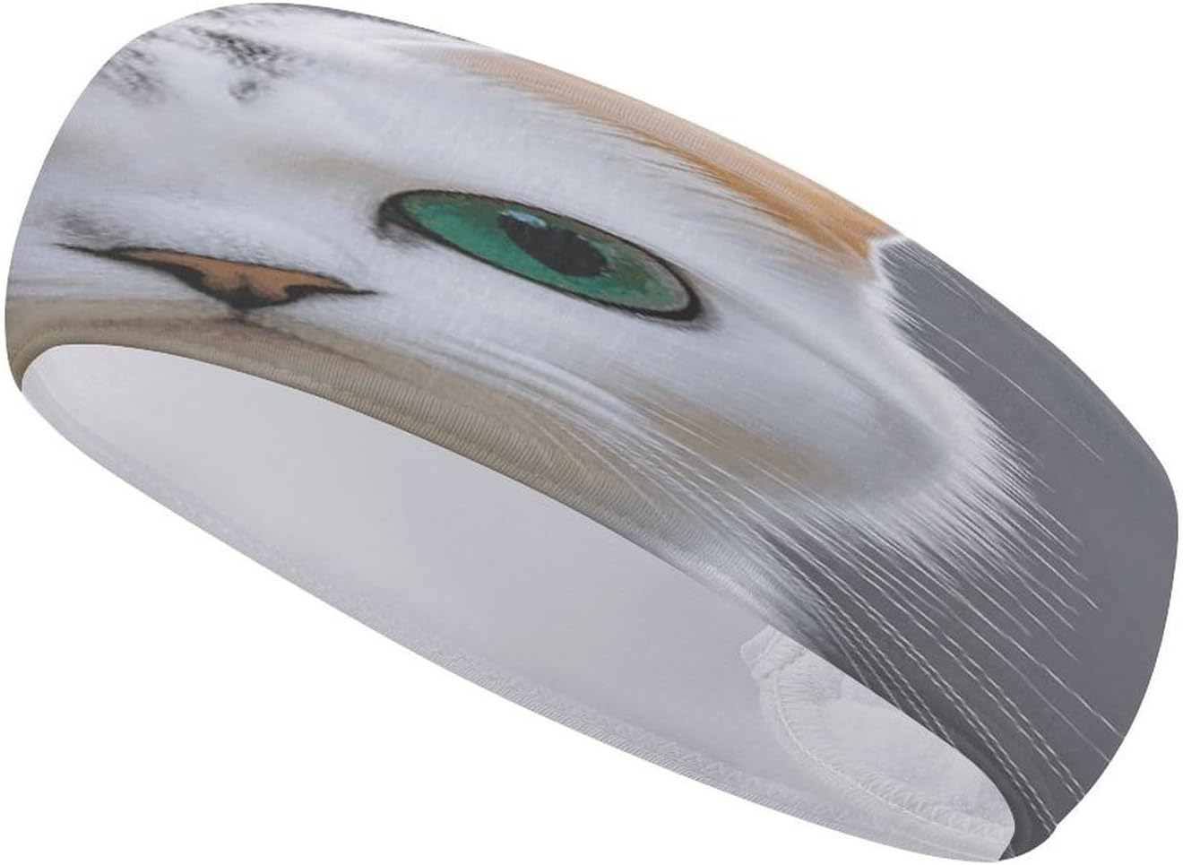Cute White Cat Sport Headbands Sweatband Athletic Headband