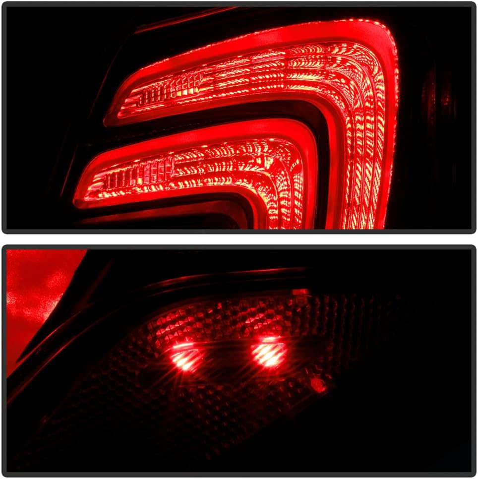 ACANII - For 2017-2022 Buick Encore Red Clear Factory Style LED Tail Light Brake Lamp Replacement Right Passenger Side