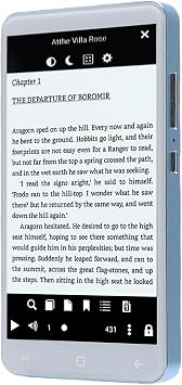 8G Inkless Screen E-Reader, 5 HD Screen, 5MP Camera, 5.1, WiFi, PDF, EPUB Compatible - Aluminum Alloy Body