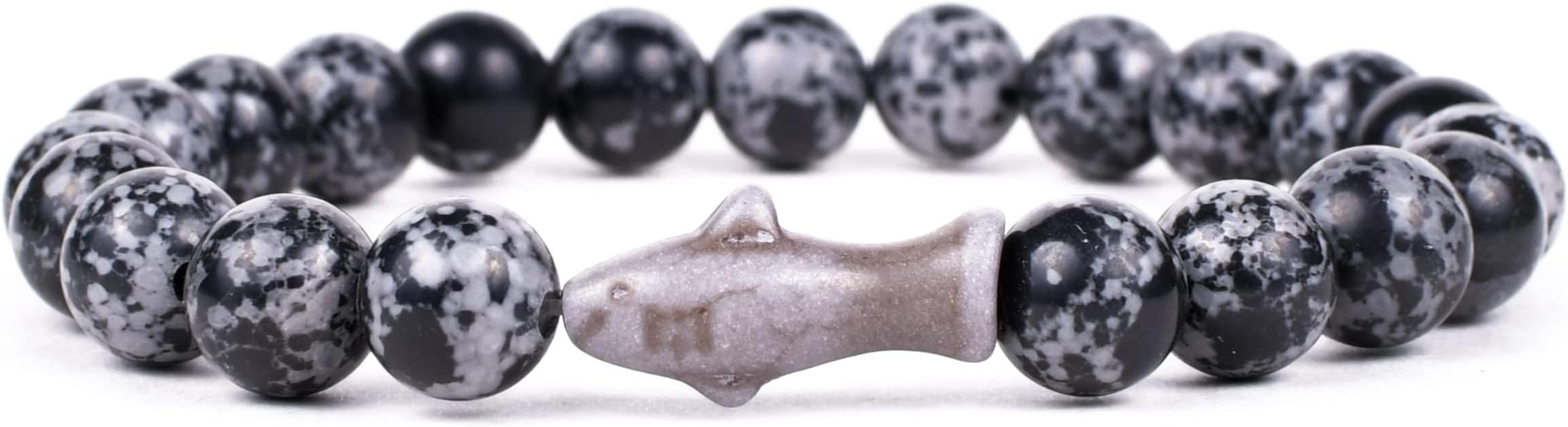 Shark Tracking Bracelet โ Track a Real Shark's Journey โ Supports Wildlife Conservation โ Elastic โ on Interactive Mobile App Map โ Unisex Ocean Conservation Gift