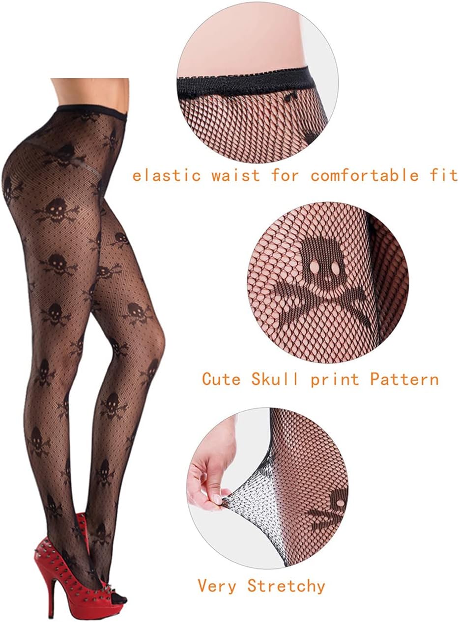 Adove Women Sexy Suspender Pantyhose Stretchy Fishnets Stockings High Waist Thigh High Fishnet Tights