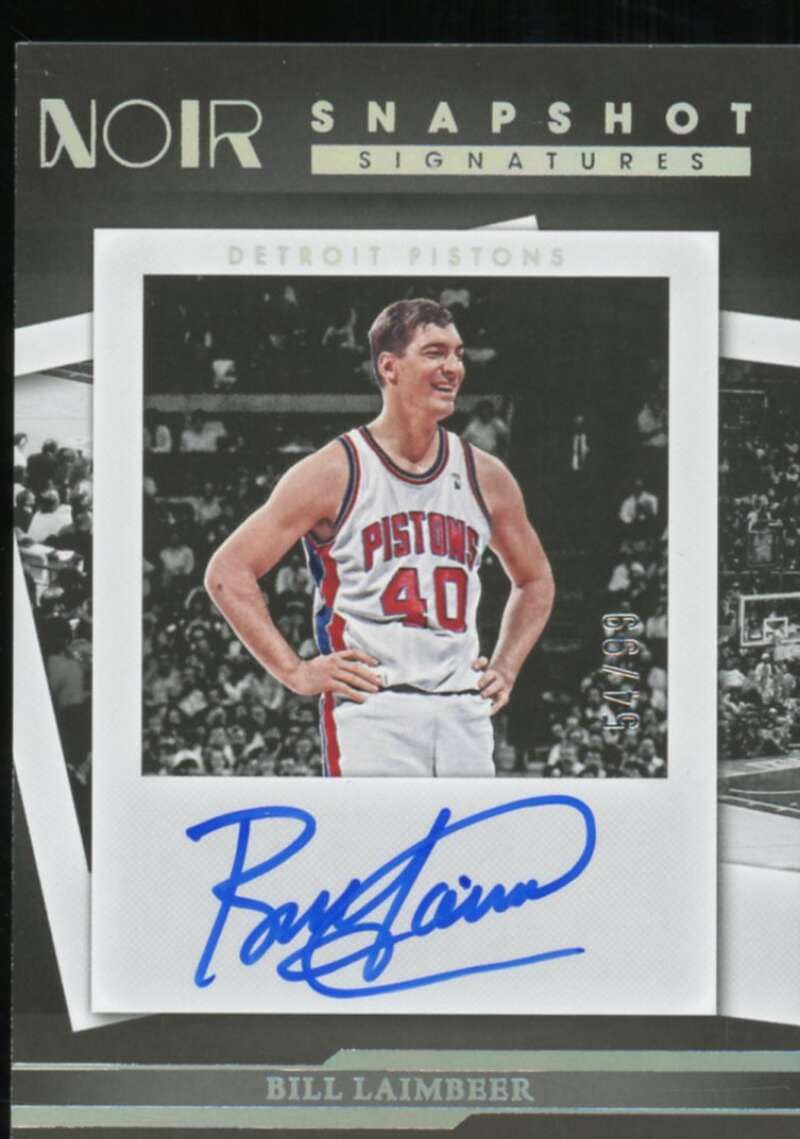 Amazon.com: Bill Laimbeer Card 2022-23 Panini Noir Snapshot