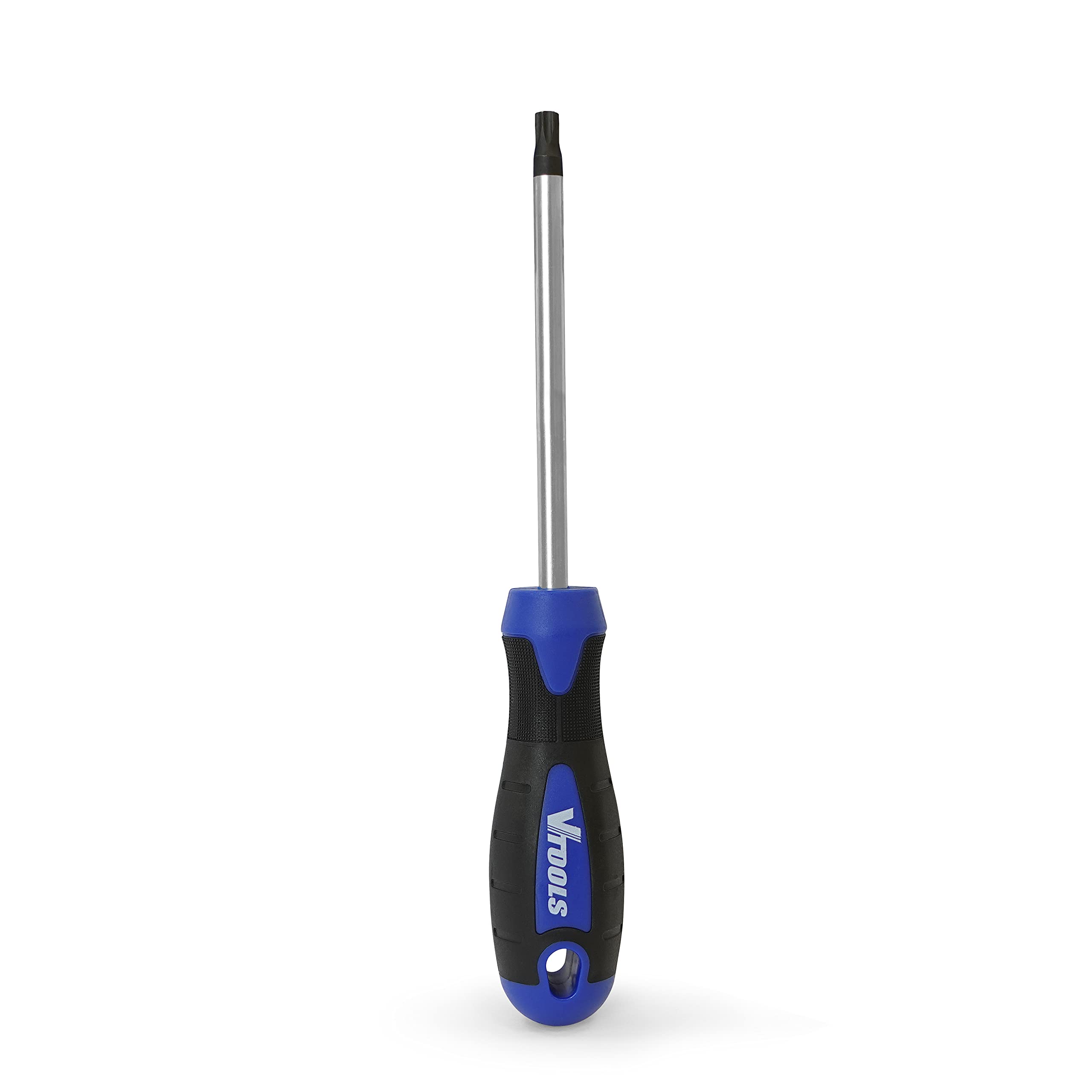 VTOOLS T27 Torx Screwdriver with Magnetic Black Tip and Ergonomic Grip, Professional & Multi-Purpose Screwdriver, 5x100mm, Perfect For Work & Home Use, VT2204