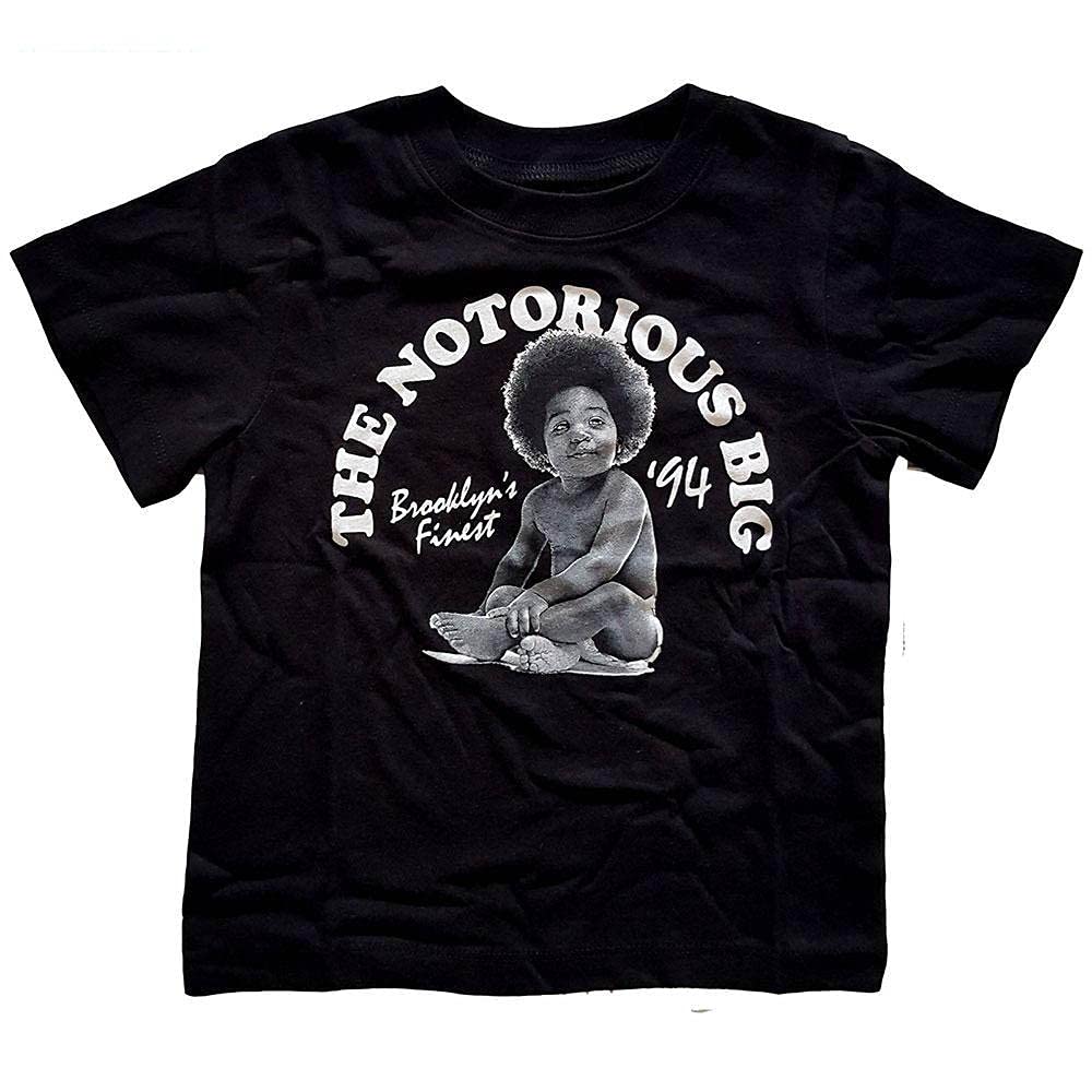 Rocks Off Black Biggie Smalls Toddler T Shirt Baby Logo Official 12 Months To 5 Yrs 3 Ans