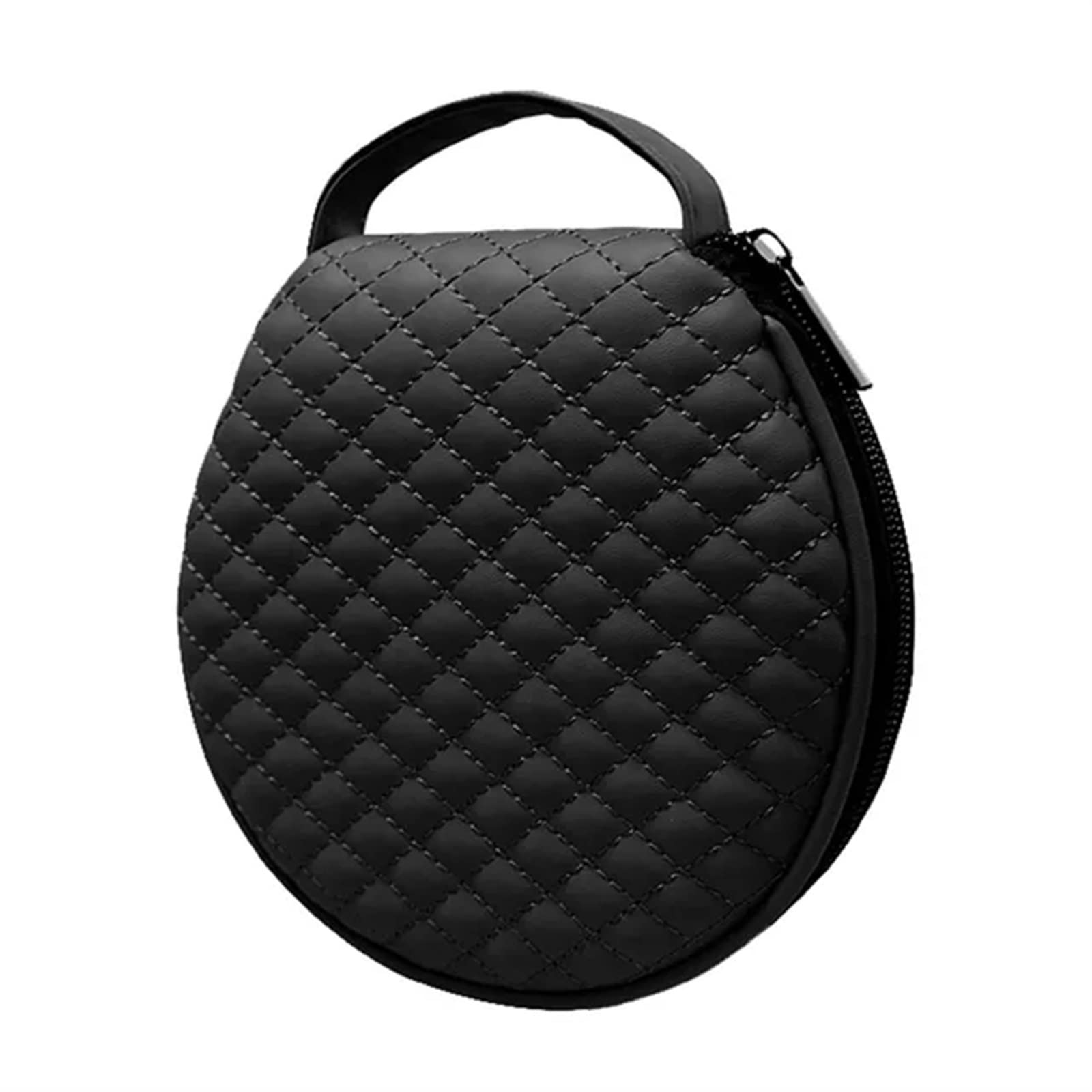 zurbaa cd cases portable cd dvd case 20 capacity storage bag round holder with zipper for home car cd box bag