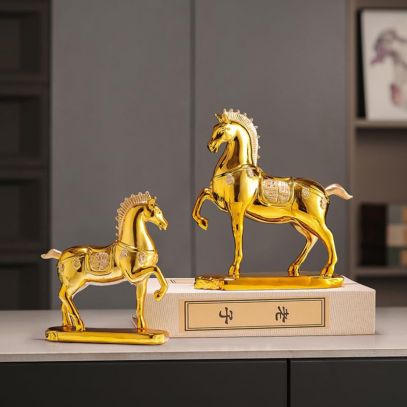 Estatua Decorativa de Caballo en Resina Moderna miniatura 2