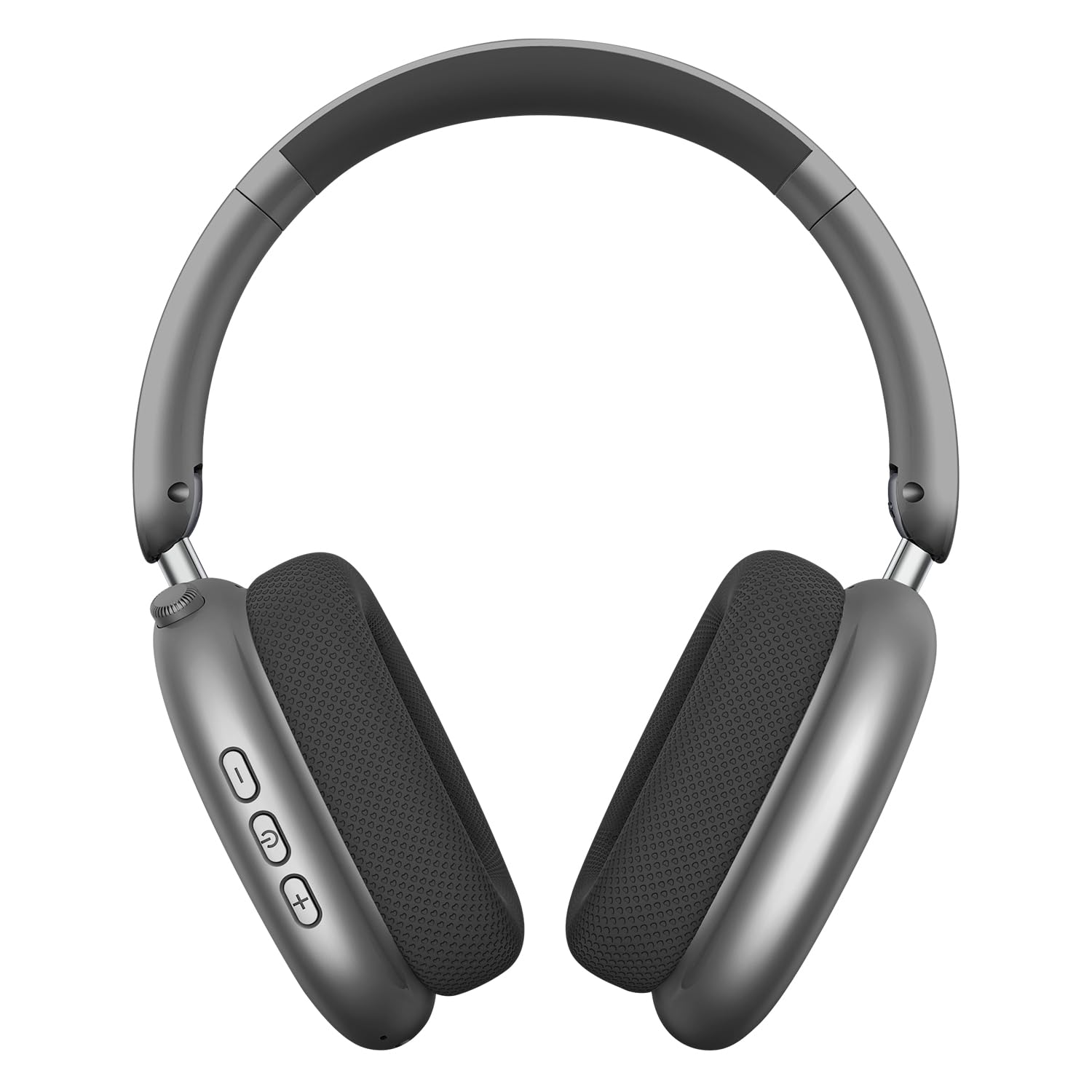 Wireless Headphones Over-Ear Bluetooth Adjustable Headphones 42 Hours of Listening Time Volume Control, Fitting in Gaming/Running/Sports Headphones for iPhone/Android/Samsung - Space Grey