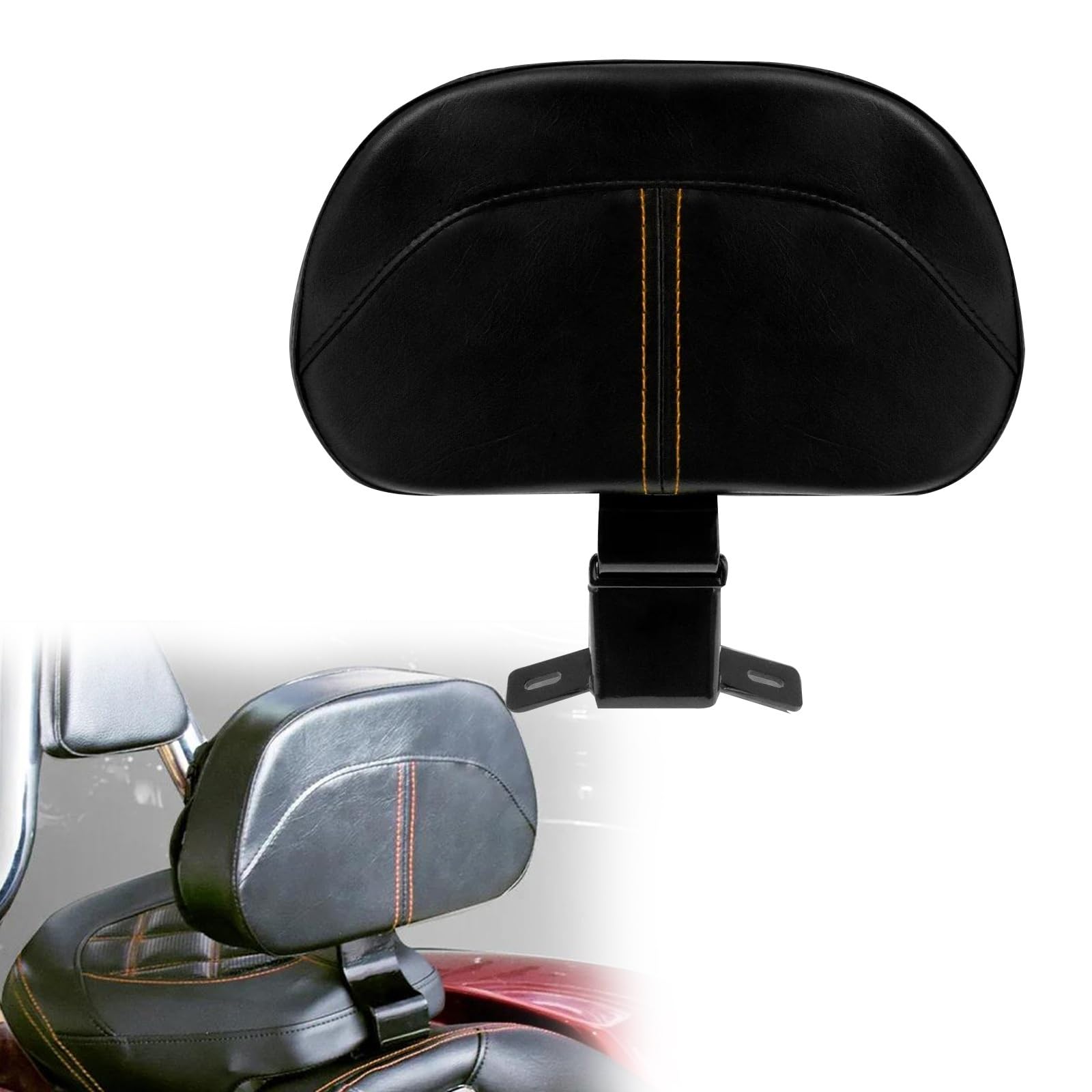 Kit De Montaje De Respaldo De Conductor Delantero De Motocicleta, Color Negro, para H&Arley Touring Road Glide Ultra FLTRU 2011 2012 2013 2016 2017 2018 2019 Decoración