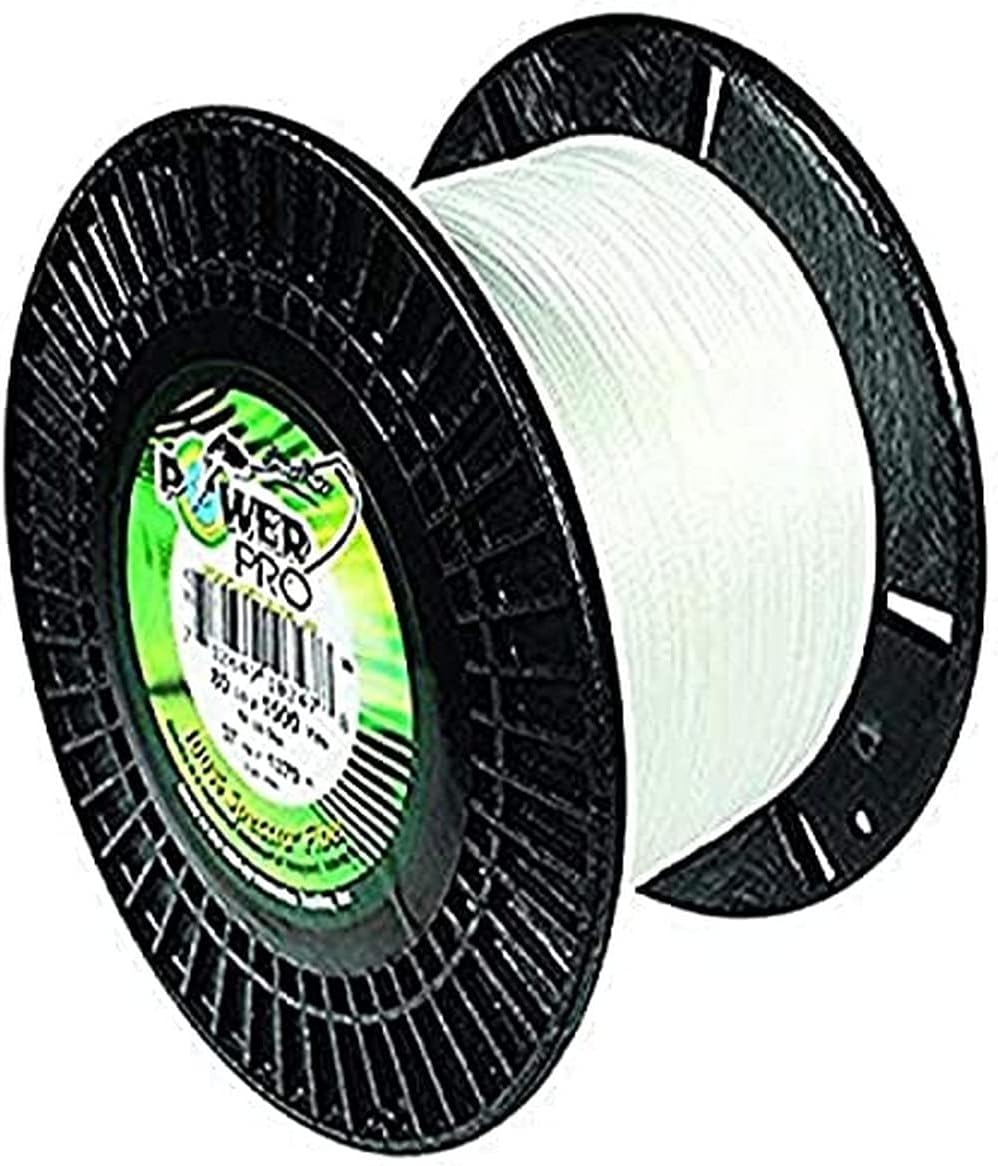 PowerPro Power Pro 21100400500W Braided Spectra Fiber Fishing Line, 40 Lb/500 yd, White
