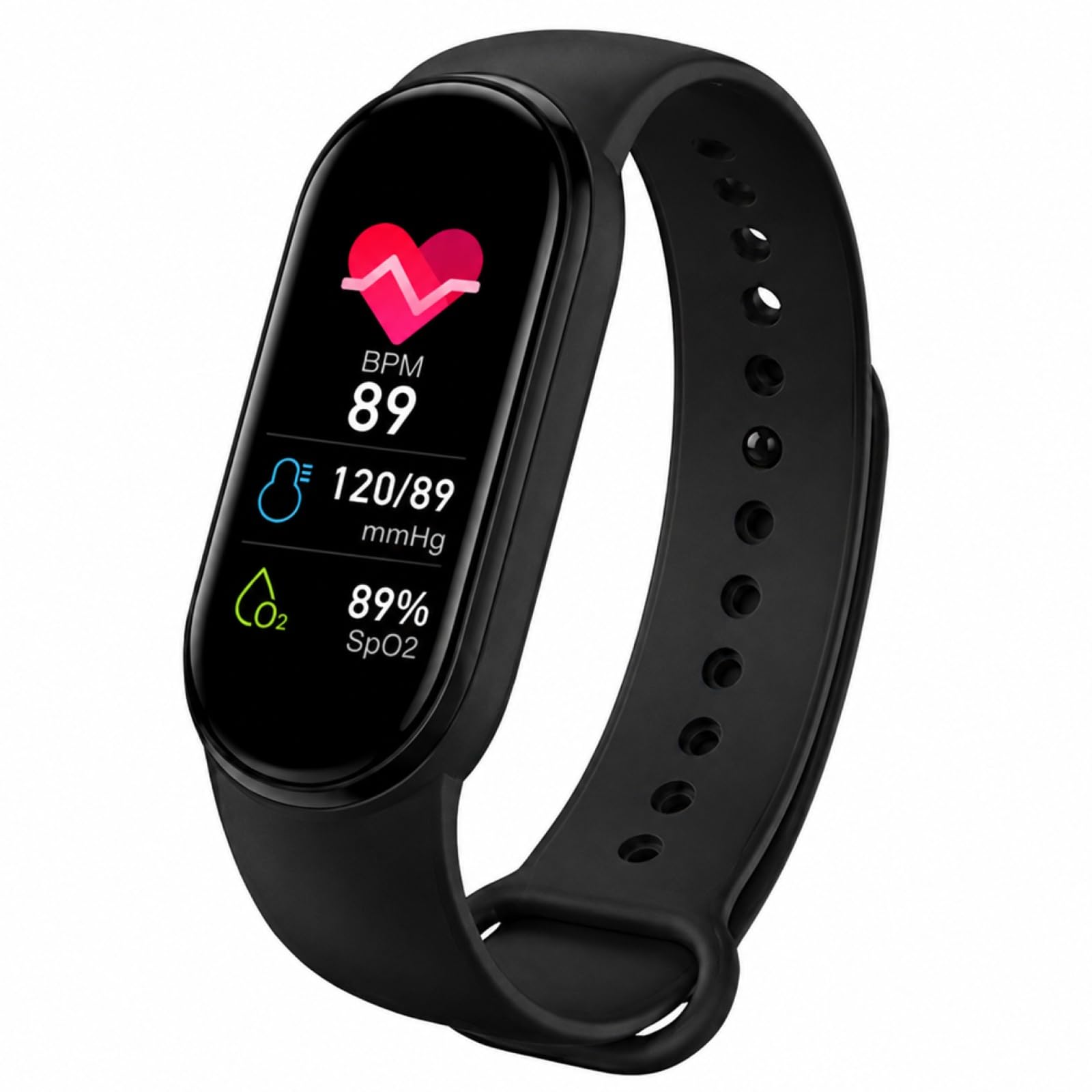 Fitness Tracker Watch with 24/7 Heart Rate Blood Oxygen Monitor IP67