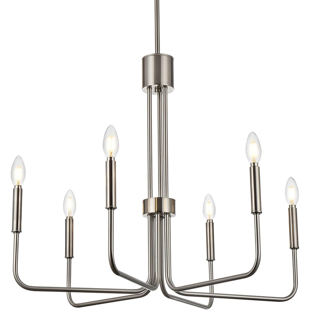 27/mo Finance Niloah Modern Farmhouse Chandeliers for Dining Room, 6