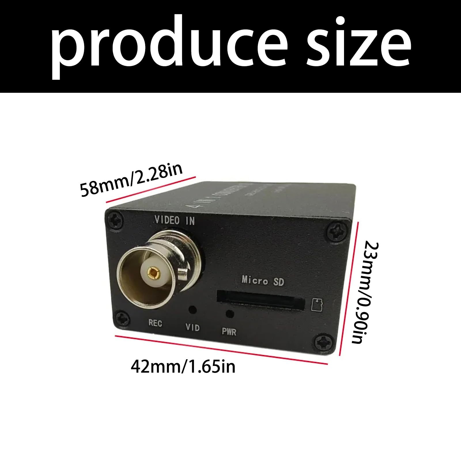 CVBS / 720P / 1080P / TVI to Net Converter Trasformare TVI CVBS in rete per registratori di telecamere accessori convertitore