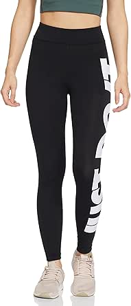NIKE(ナイキ) ウィメンズ NSW エッセンシャル JDI タイツ HW CZ8535 ブラック/ホワイト M