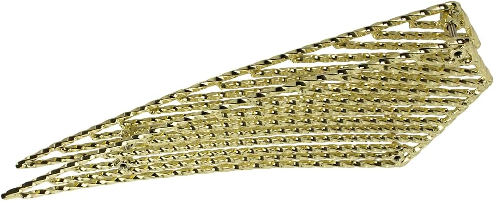 Square Twisted Frame Insert for 20" Lowrider Bike Frames, Gold