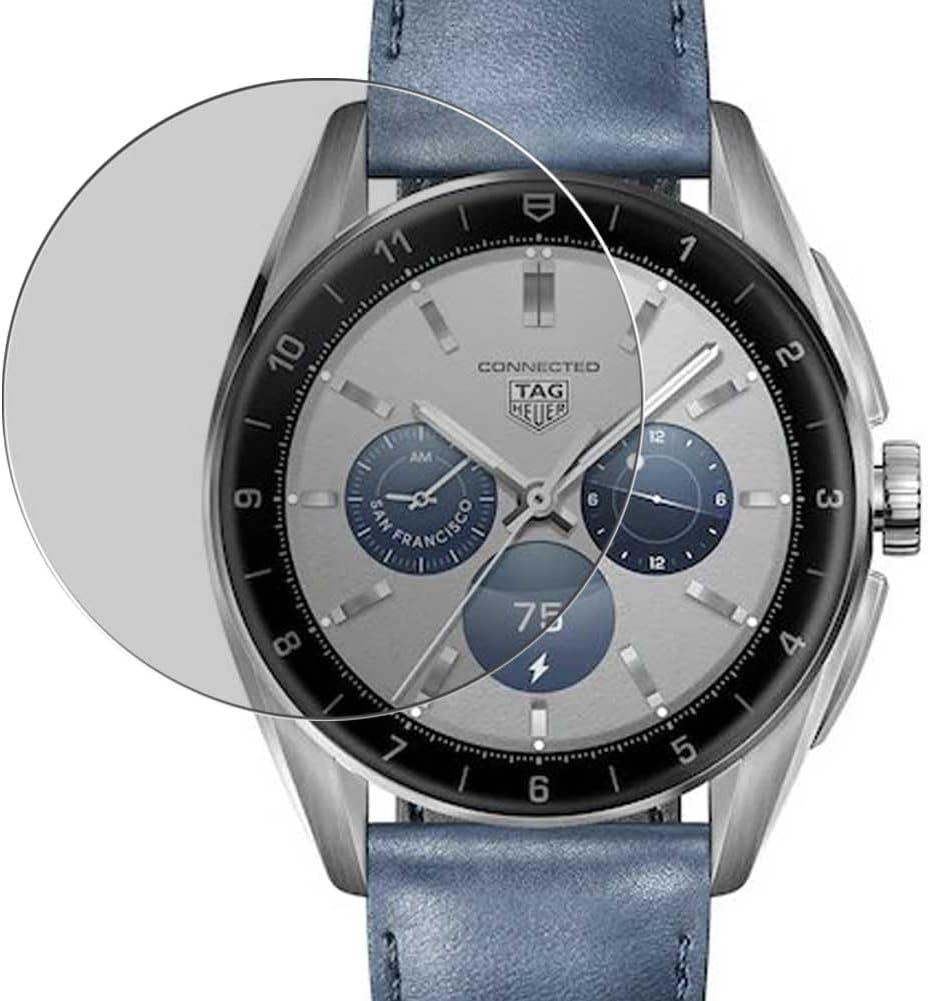 Synvy Privacy Screen Protector Film, compatible with TAG Heuer Connected SBR8010.BC6636 / SBR8081.BT6299 Anti Spy Guard Skin [ Not Tempered Glass Protectors ]