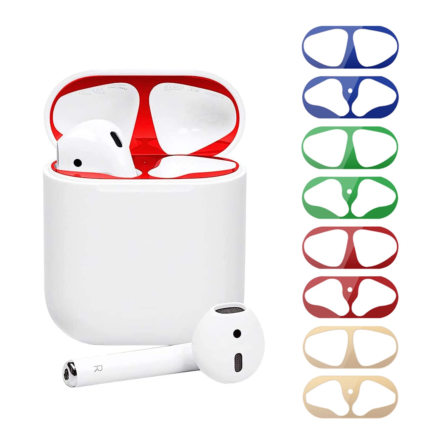 AirPodsダストガード スキンシール 金属粉汚れ防止カード Amazon | CM Tech AirPods 3 ダストガード 【2セット】 スキン
